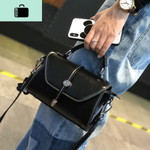 头层牛皮小包包2020新款流行潮皮女包时尚斜挎包白色手提小方包NEW LAKE女士手提包