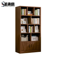 圣承启 木质书架 80cm 个