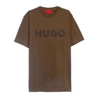 Hugo boss雨果波士T恤男透气吸汗舒适易打理纯棉圆领宽松百搭