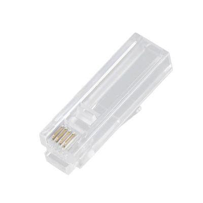 百晟长恒 BSCH-A58 50.00 个/包 六类金属屏蔽镀金8芯 网络水晶头(计价单位:包)透明