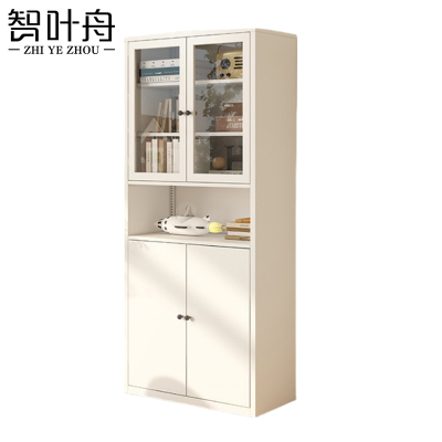 智叶舟钢制柜子两门中空800*350*2000mm台