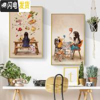 三维工匠2020新款十字绣线绣客厅小幅卧室小件简单学生新手自己 悠闲时光(二)满绣[50*70CM]线量多30免费补线