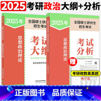 2025考研政治考试大纲+考试分析 [正版]新版高教版2025考研政治考试大纲考试分析 思想政治理论考试大纲+大纲解析政