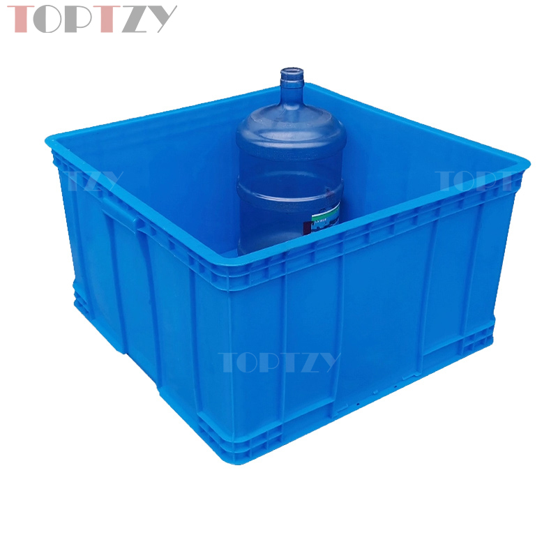 toptzy TZ5071726 塑料周转箱长方形物流物料配件收纳储物箱 706*706*413
