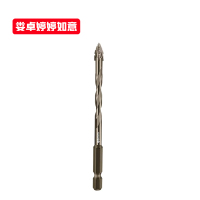 娄卓婷婷如意 三角四刃偏心钻头锯齿打孔霸王钻 6mm 个