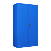 臻远ZY-GJGB-005重型工具柜车间重型储物柜铁皮柜 通门带网内四层板 蓝色