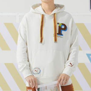 彪马(PUMA)男装女装新款跑步健身运动服户外时尚舒适透气休闲卫衣套衫 625801-81 ZP