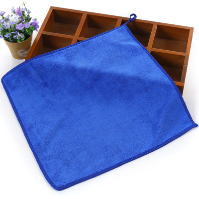 欧梦澜 超细纤维毛巾吸尘巾抹布30条装 各色混发 30*30cm 包