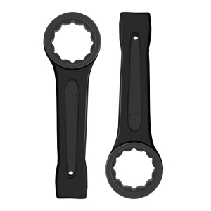 立伟铁牛敲击梅花扳手105mm/把