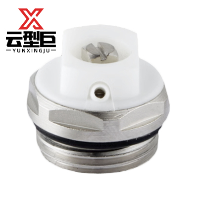 云型巨 压铸铝暖气片排气堵头 压铸铝配件 单位:个