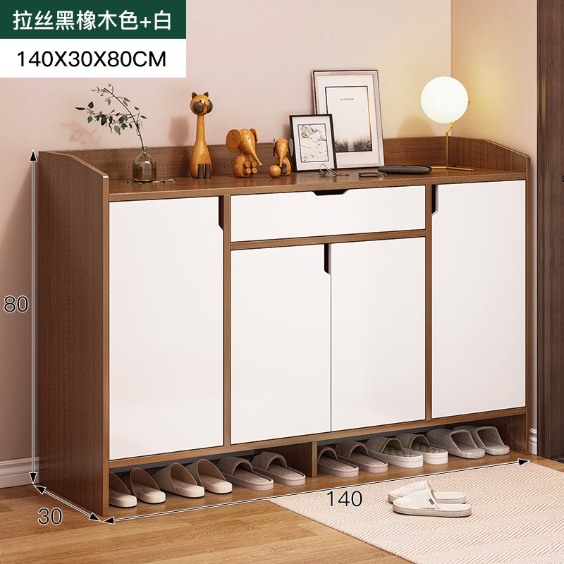 鞋柜家用门口外楼道走廊储物柜新款2024电梯口入户门简易鞋架