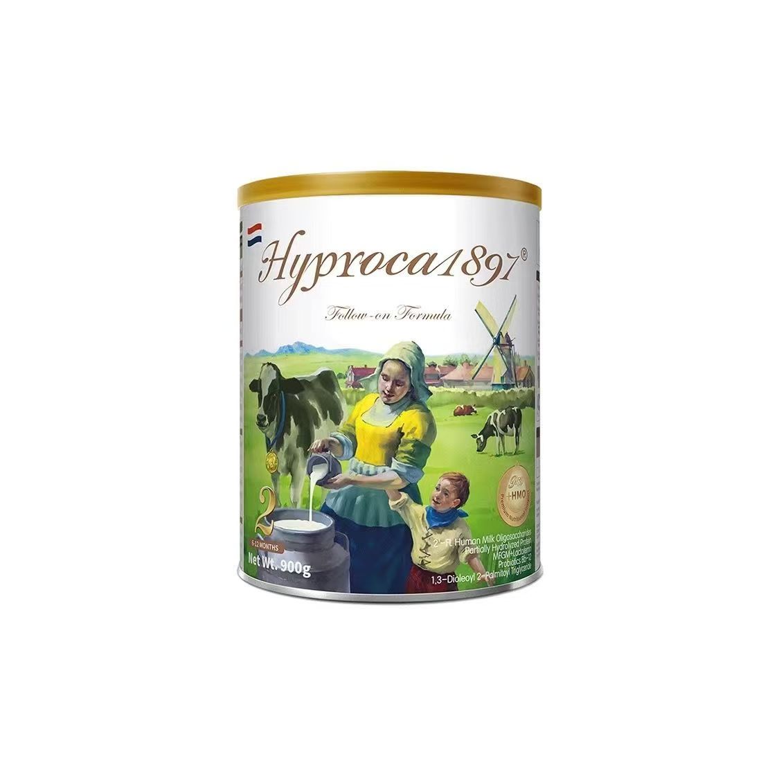海普诺凯Hyproca1897 二段未来版婴儿童宝宝进口配方奶粉2段900g