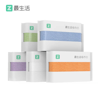 最生活青春系列毛巾轻柔款5条 A-1193