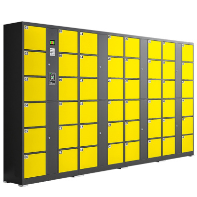 攸形扫码存包柜48门3400*460*1800mm台