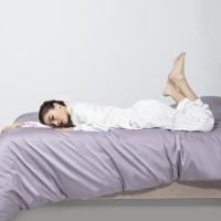 家柏饰(CORATED)100支贡缎全棉被套单件纯色双人200230全棉单人1.5米被罩150200