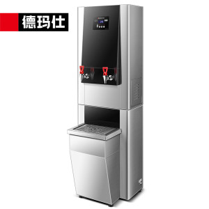 德玛仕开水器商用 步进式直饮机 定时开水机 四级过滤304不锈钢KW-90G-2BH(380V增加底座款)