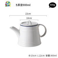 BB白色家用碗碟套装 双耳汤碗北欧餐具陶瓷碗盘组合碗筷套装 FENGHOU BB圆线白色味碟10cm