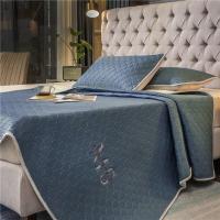 家柏饰(CORATED)泰国乳胶凉席三件套天丝空调软席子1.5冰丝1.8m床可折叠水洗夏季