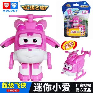 奥迪双钻AULDEY超级飞侠小爱变形飞机迷你套装儿童玩具 迷你变形机器人-小爱
