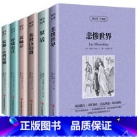 [正版] 6册基督山伯爵大仲马悲惨世界雨果复活呼啸山庄安娜卡列尼娜中英文英汉对照初高中生青少年版世界名著书籍双语译林双城