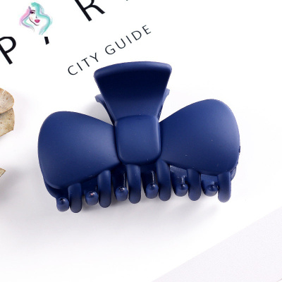 中号发夹后脑勺韩国简约大号发卡蝴蝶结夹子头饰顶夹盘发抓夹发饰你那么美酒红色XED116