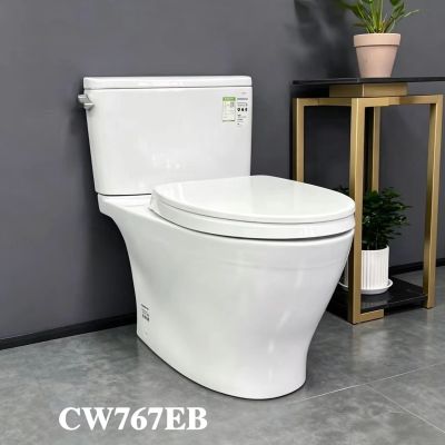 QOTOT马桶CW981RB/986原装家用小户型全包防臭直冲式坐便器(04-A)