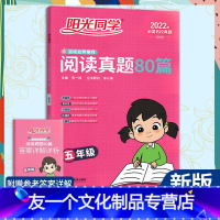 [友一个正版]阅读真题80篇五年级彩虹版小学生语文5年级小学语文阅读提升训练小学生课外书阅读理解宇轩图书新概念阅读阶梯