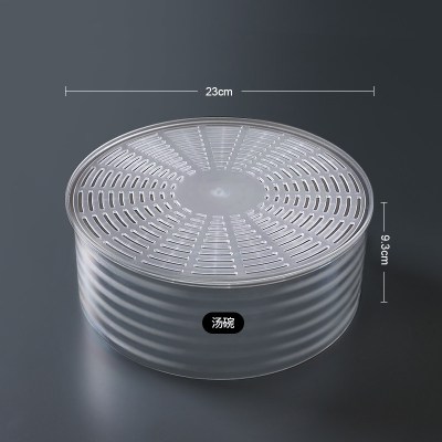 敬平(JING PING)菜罩饭菜食物罩防苍蝇蚊家用防尘餐桌饭罩子剩饭剩菜遮菜盖菜 单个装[夏季透气款-汤碗罩]