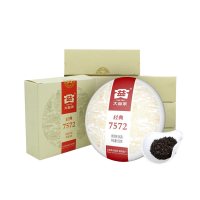 大益普洱茶7572熟茶经典口粮茶叶150克*5盒装2022年2201批次