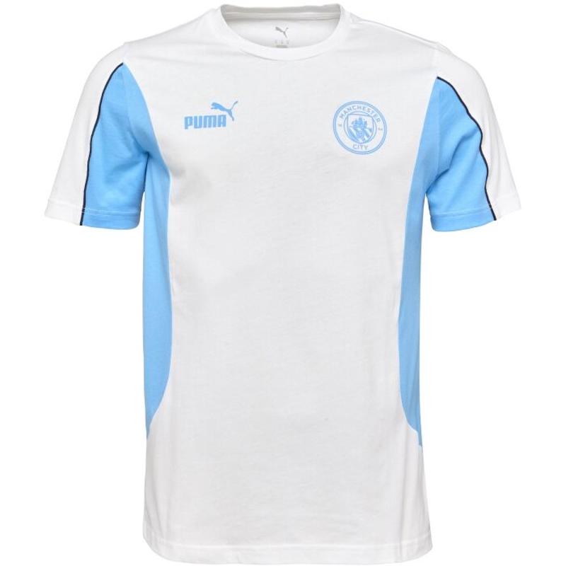 彪马(Puma)曼彻斯特城市足球俱乐部经典款短袖T恤男式 supporters