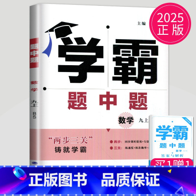 数学 九年级上 北师版 九年级/初中三年级 [正版]2025学霸题中题九年级下册上册数学物理英语化学苏科版译林版苏教人教