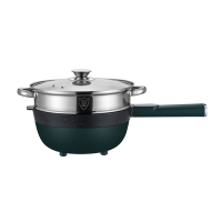 山水(SANSUI)电炒锅多功能电煮锅电火锅家用电热锅3L一体电炒菜锅不粘锅大容量5L