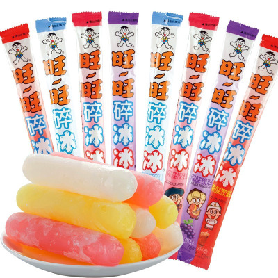 旺旺碎冰冰78ml*10根混合口味碎碎冰吸吸棒棒冰整箱夏季果味饮料批发