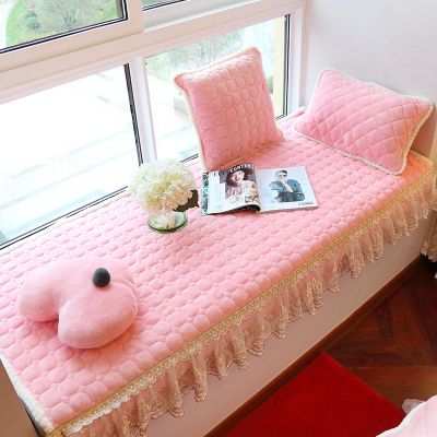 SleepyBear四季飘窗垫加厚毛绒防滑窗台垫卧室榻榻米冬天阳台垫简约现代坐垫