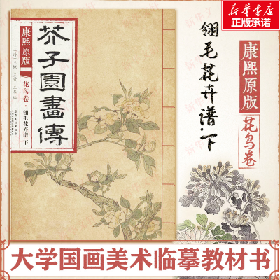 [M]康熙原版芥子园画传.花鸟卷.翎毛花卉谱.下-9787539861234