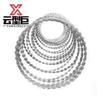 云型巨 刺丝滚笼 刀片刺绳刺丝滚笼拉力刮刀围墙防爬防盗刺 φ50cm 单位:m