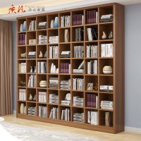质凡定制书柜书架落地收纳柜展示柜储物柜 定制书柜2600*400*2400mm