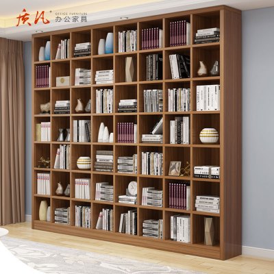 质凡定制书柜书架落地收纳柜展示柜储物柜 定制书柜2600*400*2400mm