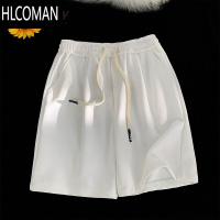 HLCOMAN美式高街短裤男女夏季宽松直筒休闲潮牌小众设计感五分运动裤子bf