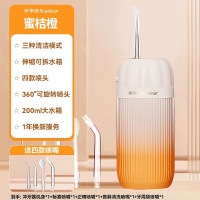 荣事达电动冲牙器小型洗牙器小型便携式伸缩儿童男女士牙齿口腔清洗神器RS-CY30H(渐变橙)