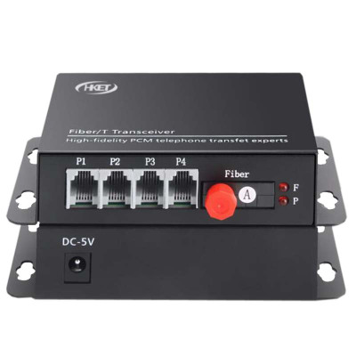 华科亿通 4路纯电话光端机 HKET-4P