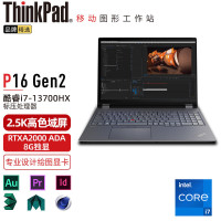 联想笔记本电脑ThinkPad P16 (00CD) 英特尔酷睿i7 16英寸高性能轻薄设计师工作站 定制i7-13700HX 16G 2TB RTXA2000 8G 2.5K超清