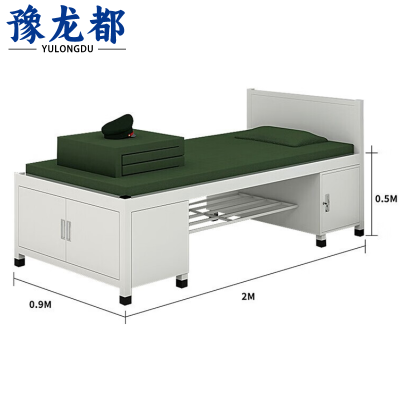 豫龙都钢制床0.9m宽张