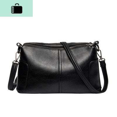 中年女包妈妈包2020新款包包女士简约大容量单肩包斜挎皮包NEW LAKE B款长肩带一条短肩带一条收藏女士单肩包