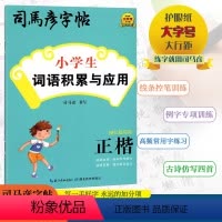 [小学生 词语积累与应用] 小学通用 [正版]2024版司马彦字帖小学生词语积累与应用司马彦书写正楷描红临写版护眼纸大字