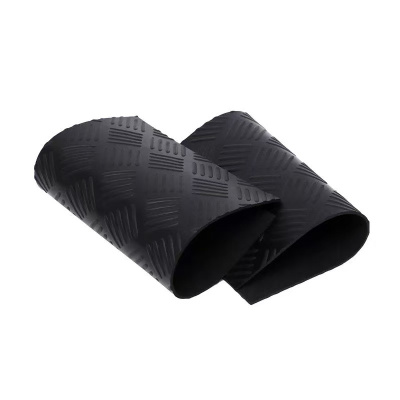 铁工邦 防滑橡胶板五道杠防滑橡胶垫 1.5米宽10米长3mm厚 卷