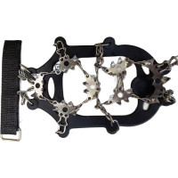 标楷 28齿不锈钢防滑链冰爪 束缚带款 双