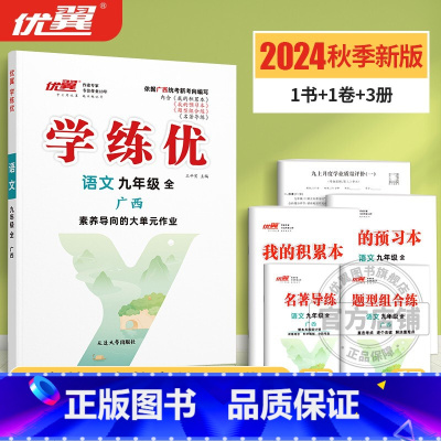 语文[广西专版全册] 九年级下 [正版]25春24秋学练优初中九9年级语文数学英语物理化学历史道德与法治九年级上下册人教