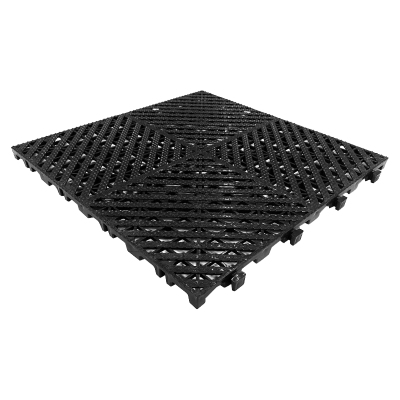 臻远 ZY3121306地格栅塑料拼接地板垫网格垫板 黑色