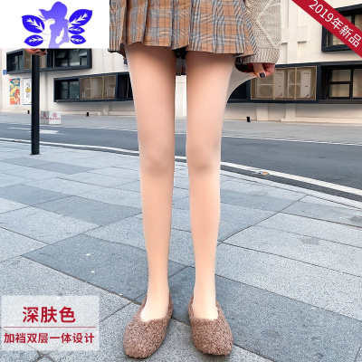 Ideamini光腿女秋冬裸感超自然加绒加厚sky裤肉色丝袜女秋冬款打底裤